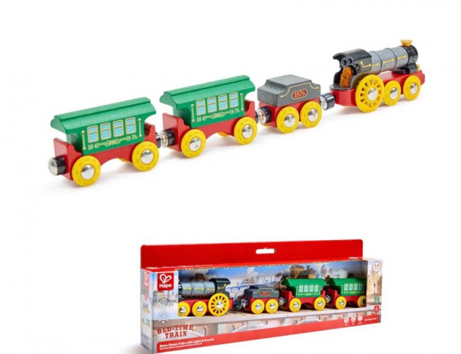 HAPE RETRO TRAIN WITH LIGHTS & SOUNDS