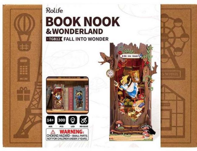 ROLIFE DIY BOOK NOOK: FALL INTO WONDER (ALICE ADVENTURE)