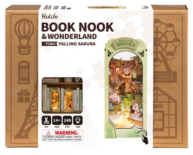 ROLIFE DIY BOOK NOOK: FALLING SAKURA