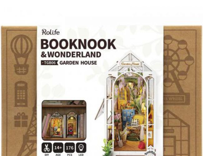 ROLIFE DIY BOOK NOOK: GARDEN HOUSE