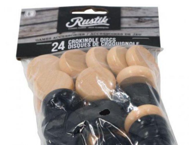 RUSTIK CLASSIC GAMES ACCESSORIES - WOODEN CHECKERS REFILL
