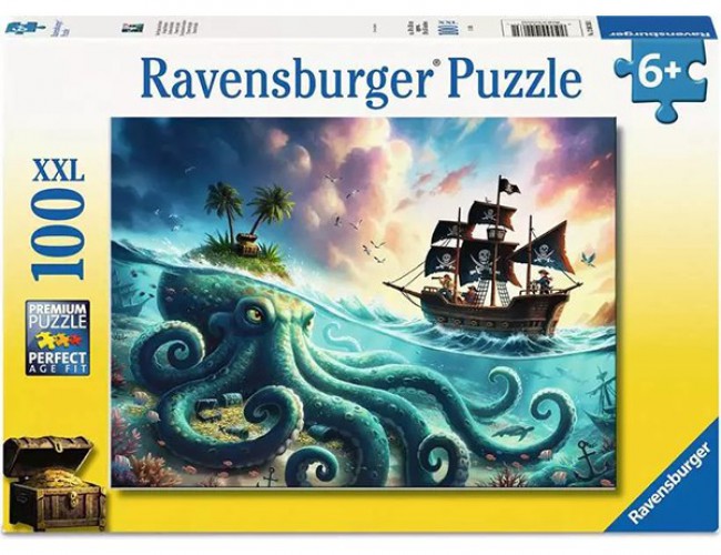 RAVENSBURGER 100 PCS OCTOPUS TREASURE