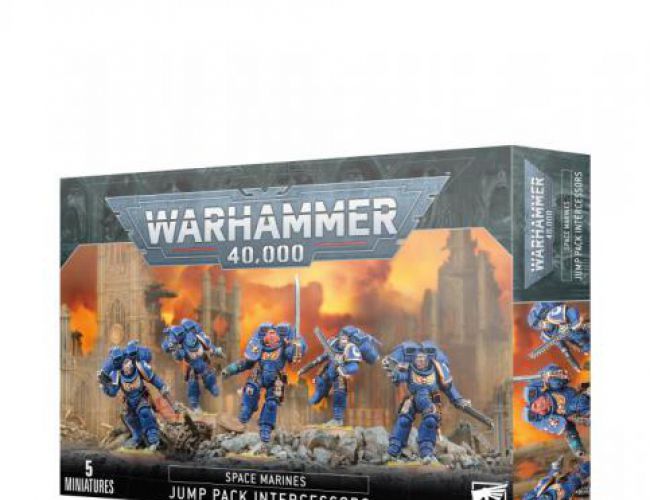 SPACE MARINES: JUMP PACK INTERCESSORS (MSRP $74)