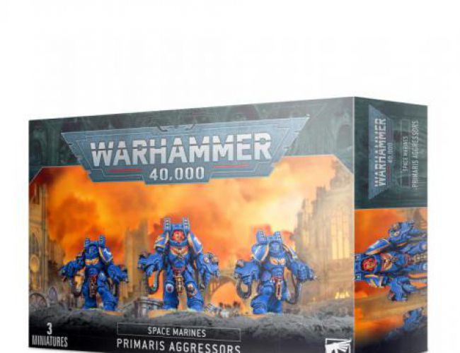 SPACE MARINES PRIMARIS AGGRESSORS (MSRP $70)