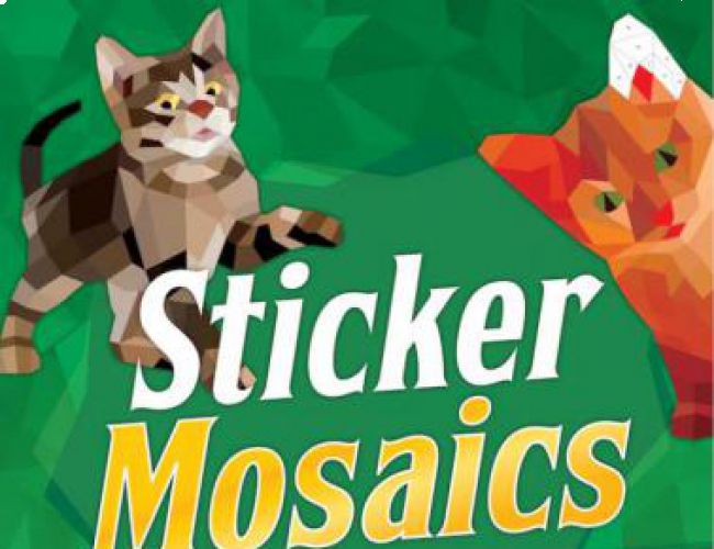 STICKER MOSAICS: CRAZY CATS