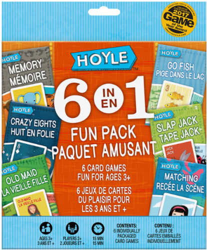 HOYLE 6 IN 1 FUN PACK (3+)