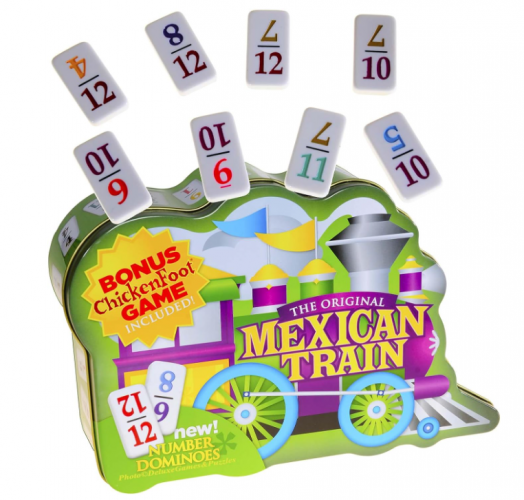 MEXICAN TRAIN DELUXE DOMINO SET (WITH NUMBERS)