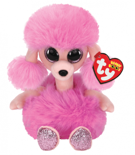 TY BEANIE BOOS - CAMILLA PINK POODLE