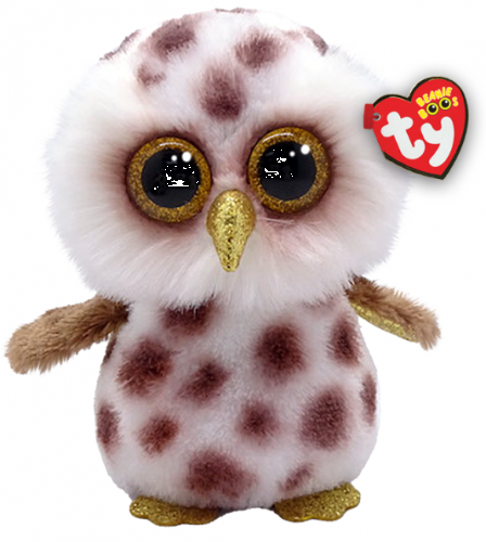 TY BEANIE BOOS - WHOOLIE SPOTTED OWL