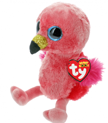 TY BEANIE BOOS GILDA PINK FLAMINGO