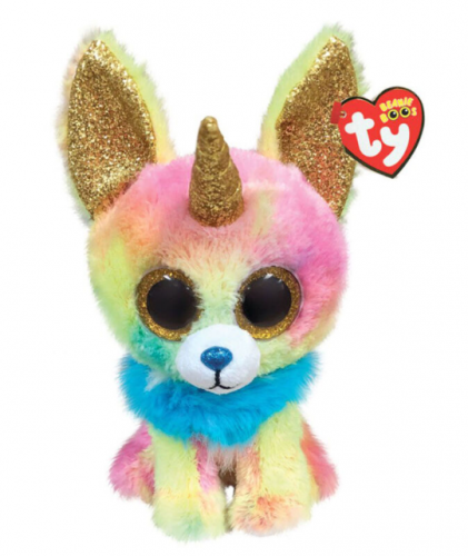 TY BEANY BOOS -  YIPS - CHIHUAHUA WITH HORN, REG