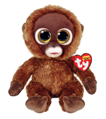 TY BEANY BOOS - CHESSIE BROWN MONKEY