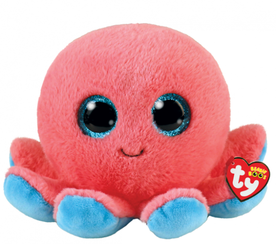 TY BEANY BOOS - SHELDON PINK OCTOPUS