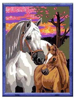 CREART - SUNSET HORSES