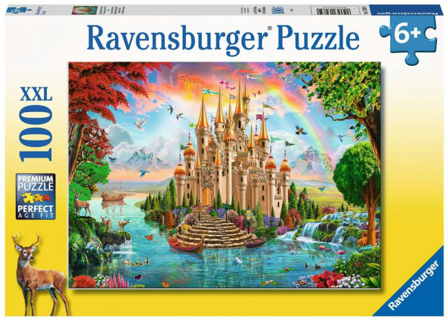 RAVENSBURGER 100  PCS RAINBOW CASTLE