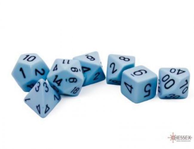 CHX25466 OPAQUE 7-DIE SET PASTEL BLUE/BLACK