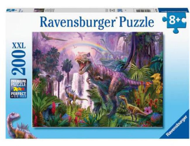 RAVENSBURGER PUZZLE 200PCS: KING OF THE DINOSAURS