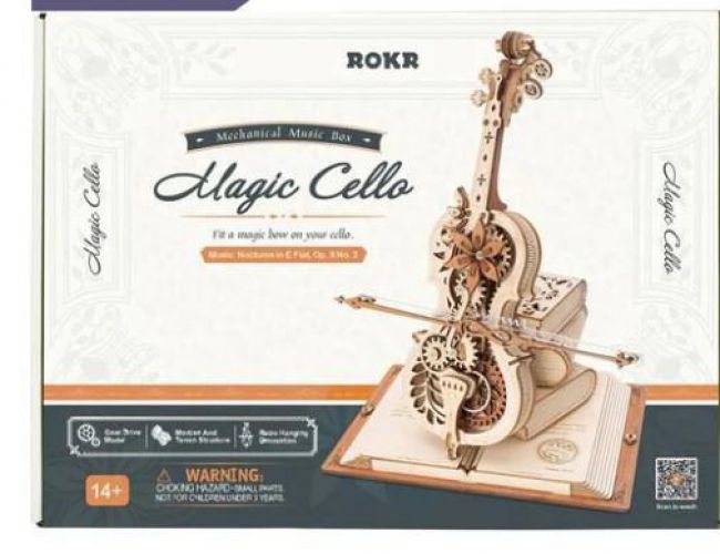 ROKR MECHANICAL MUSIC BOX - MAGIC CELLO