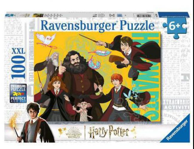 RAVENSBURGER PUZZLE 100 PCS XXL - HARRY POTTER AND OTHER WIZARDS