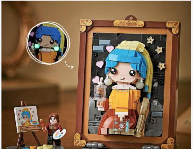 LOZ BLOCKS - GIRL WITH THE BUBBLE TEA