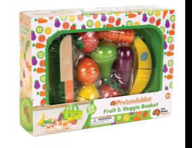 PRETENDABLES - FRUIT & VEGGIE BASKET