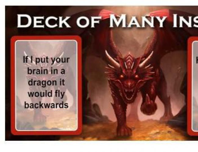 DECK OF MANY INSULTS