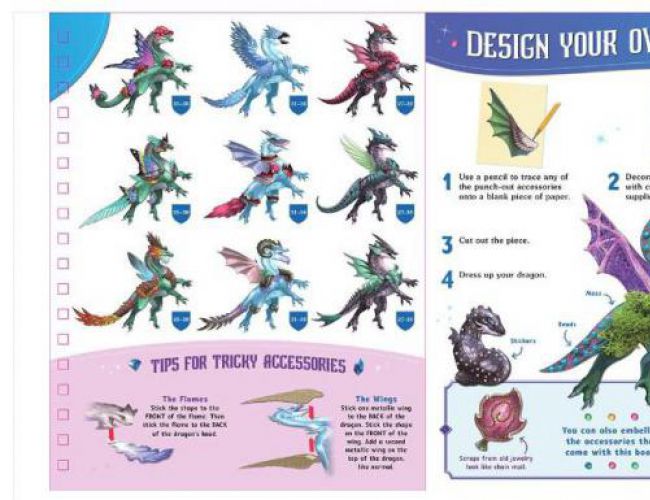 KLUTZ: MARVELOUS BOOK OF MAGICAL DRAGONS