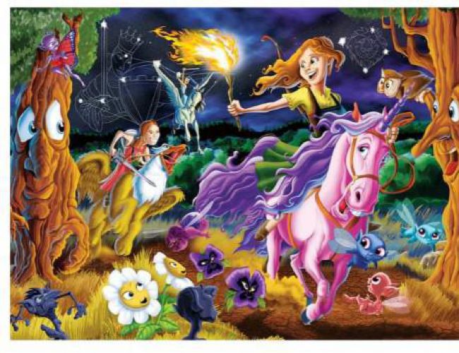 COBBLE HILL FAMILY PUZZLE (350 PCS) MYSTICAL WORLD