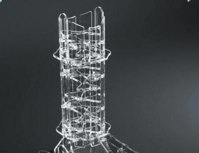 CRYSTAL TWISTER PREMIUM DICE TOWER