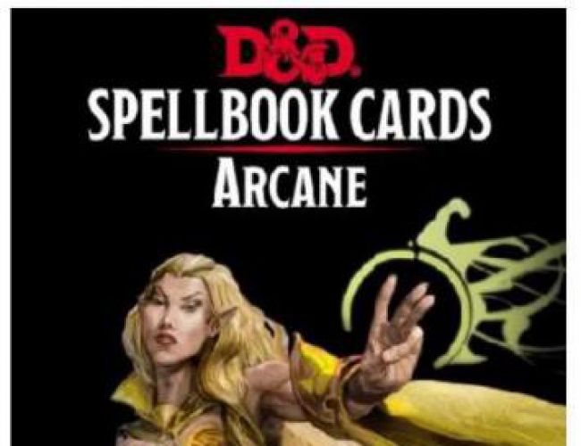 D&D SPELLBOOK CARDS ARCANE (MSRP $29.99)
