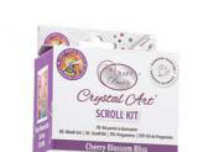 CRYSTAL ART SCROLL KIT - CHERRY BLOSSOM BLISS