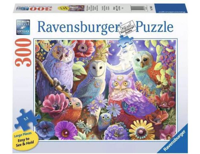 RAVENSBURGER 300 PCS PUZZLE - NIGHT OWL HOOT