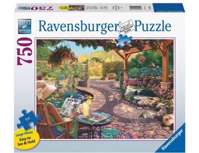 RAVENSBURGER 750 PCS COZY BACKYARD BLISS