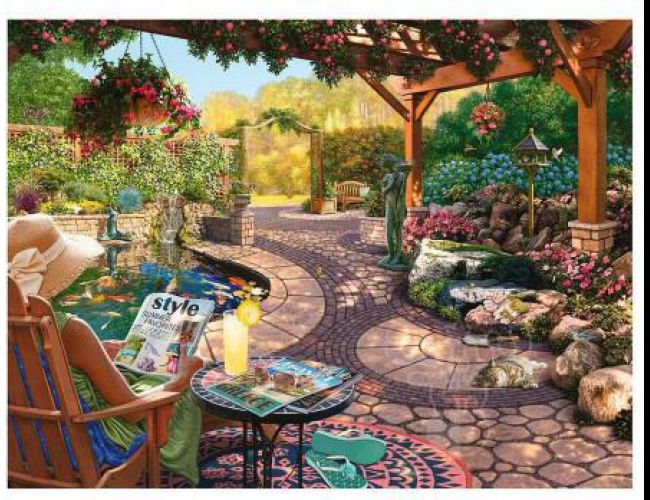 COZY BACKYARD BLISS 750PC PUZZLE