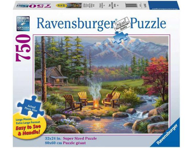 RAVENSBURGER PUZZLE - 750 PCS RIVERSIDE LIVINGROOM