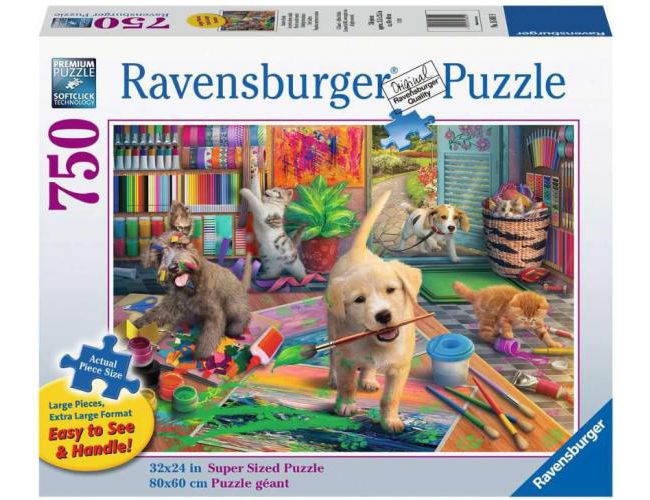 RAVENSBURGER 750 PCS LARGE FORMAT CUTE CRAFTERS