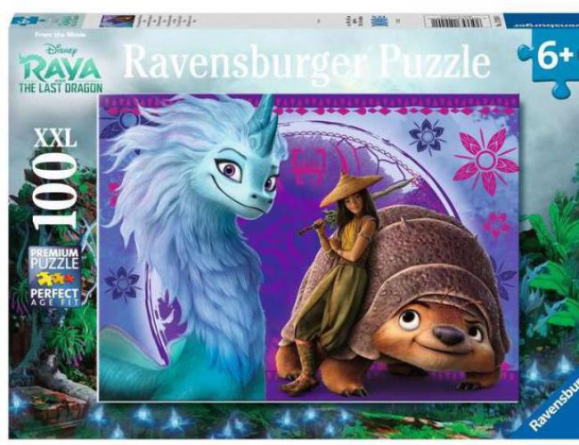 RAVENSBURGER PUZZLE 100 PCS XXL - RAYA  AND THE LAST DRAGON