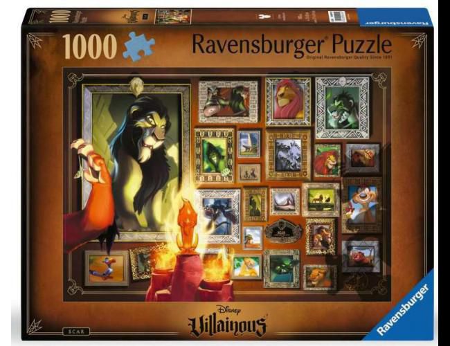 RAVENSBURGER PUZZLE 1000 VILLAINOUS SCAR