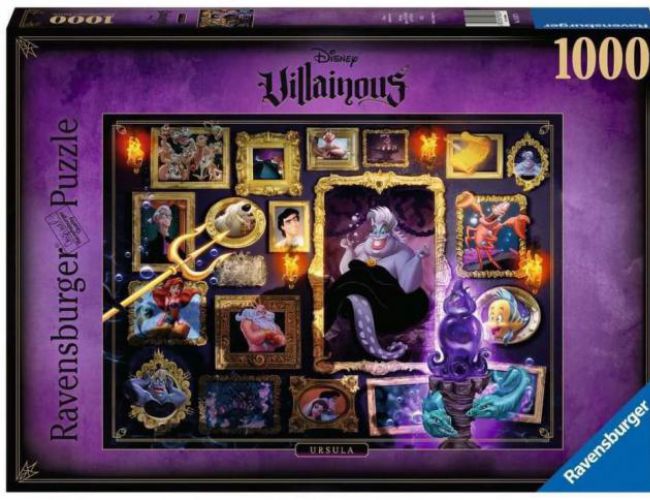 RAVENSBURGER PUZZLE 1000 VILLAINOUS URSULA