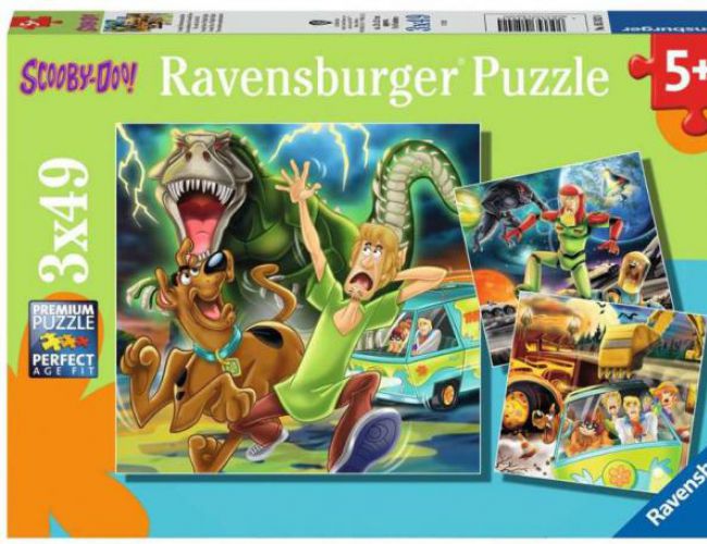 RAVENSBURGER PUZZLE 3 x 49 PCS SCOOBY DOO
