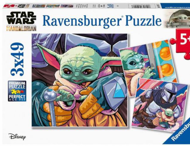 GROGU MOMENTS 3X49PC PUZZLE
