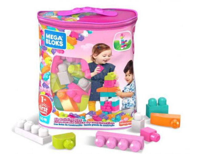 MEGA BLOKS BIG BUILDING BAG (80 BLOCKS) PASTEL
