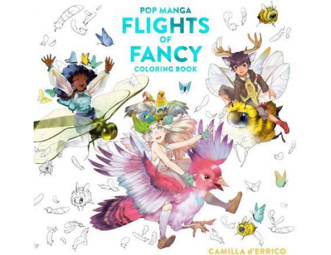 POP MANGA - FLIGHTS OF FANCY COLOURING BOOK