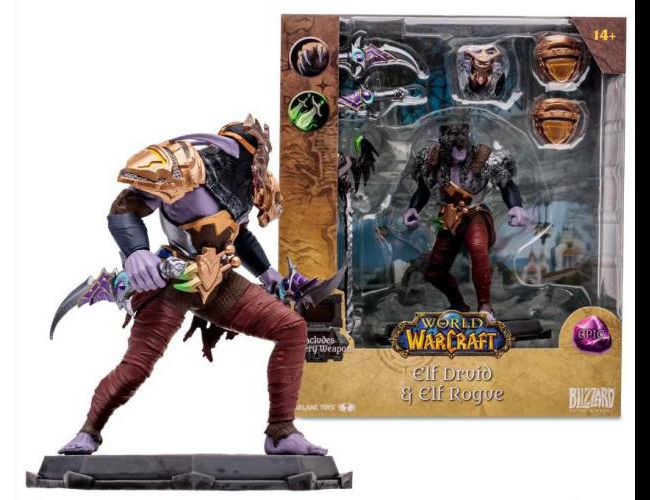 WORLD OF WARCRAFT 6IN WV1 - NIGHT ELF DRUID / ROGUE