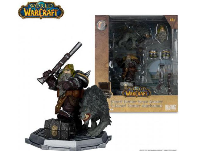 WORLD OF WARCRAFT 6IN WV2 - DWARF HUNTER BEAST MASTER / MARKSMAN