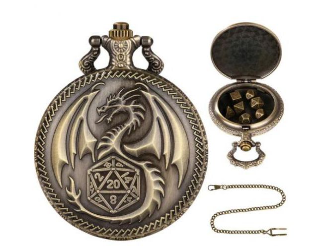 MINI-DICE IN DECORATIVE FLIP CASE: GOLDEN DRAGON