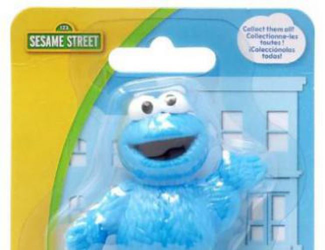 SESAME STREET MINI FIGURE - COOKIE MONSTER