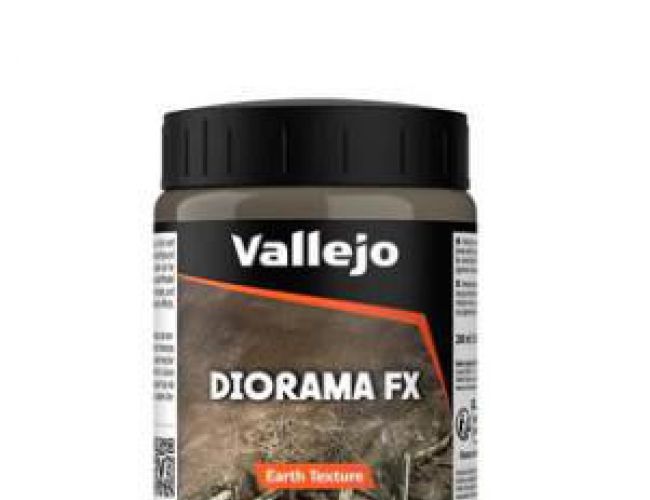 VALLEJO 26.218 DIORAMA EARTH TEXTURES DARK EARTH 200ml (OOS)