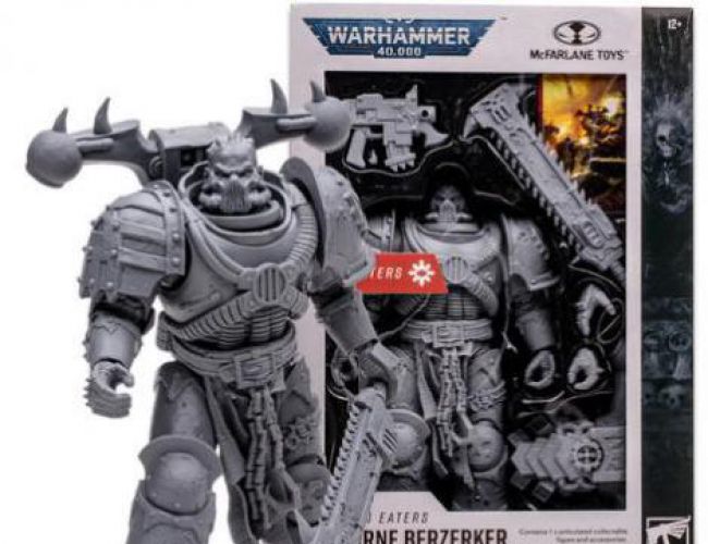 WARHAMMER 40K 7IN FIGURE WV7 - WORLD EATERS KHORNE BERZERKER