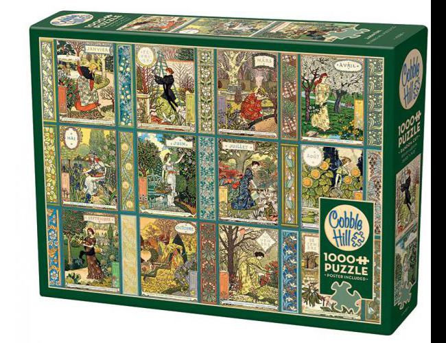 COBBLE HILL 1000 PCS JARDINIERE: A GARDENER'S CALENDAR